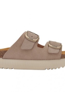 Γυναικεία Ανατομικά Δερμάτινα Σανδάλια Scholl Lucie F31580 2361 400 Μπεζ