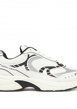 Tommy Hilfiger - Ανδρικά Sneakers Tommy Hilfiger EM0EM01594 BDS Μπεζ/Μαύρο