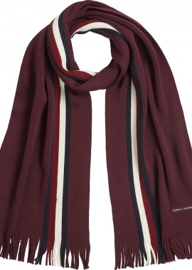 Tommy Hilfiger - Ανδρικό Κασκόλ Tommy Hilfiger AM0AM13595-XIH Μπορντό