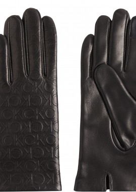 Calvin Klein - Γυναικεία Δερμάτινα Γάντια Calvin Klein K60K609975 BAX Μαύρο
