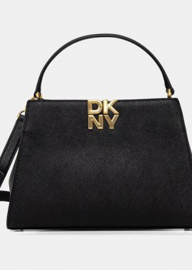 DKNY - Γυναικεία Δερμάτινη Τσάντα Ώμου DKNY Remy R52D1L92-BGD Μαύρη