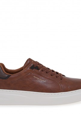 Ανδρικά Sneakers Renato Garini Daves-711 Ταμπά Καφέ Κρεμ V570011732N1