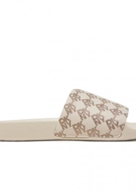DKNY - Γυναικείες Παντόφλες Slide DKNY Zella K2533210 Bone