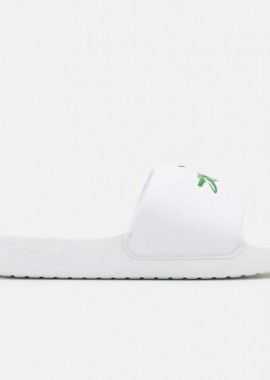 Γυναικείες Παντόφλες Lacoste Serve Slide 45CFA0002082 Λευκό Πράσινο