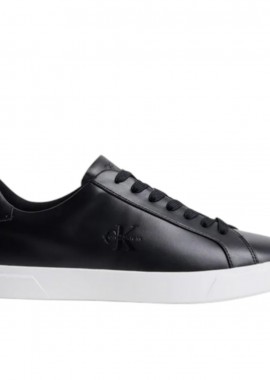 Ανδρικά Δερμάτινα Sneakers Calvin Klein HM0HM02123-BEH Μαύρα