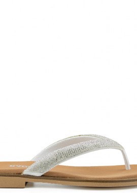 Γυναικείες Ανατομικές Παντόφλες Ragazza 01123 Ασημί