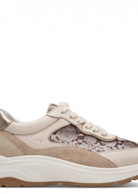 Γυναικεία Ανατομικά Sneakers Tamaris 1-23718-46 483 Beige Snake