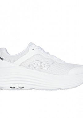 Skechers - Γυναικεία Ανατομικά Sneakers Skechers Max Cushioning 129470/WBK Λευκά