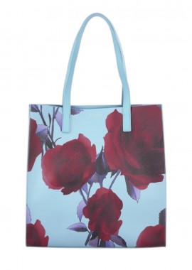 Ted Baker - Γυναικεία Τσάντα Χειρός Ted Baker Large Rose Print 282644-MidBlue