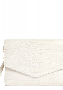 Ted Baker - Γυναικείος Φάκελος Ted Baker Wesslie 282823 Ivory Κροκό
