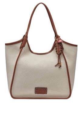 DKNY - Γυναικεία Τσάντα Ώμου DKNY Mari Tote R61AYP82-AR9 Natural/Saddle