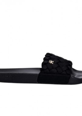 Γυναικείες Παντόφλες Tommy Hilfiger Pool Slide FW0FW09203-BDS Μαύρες