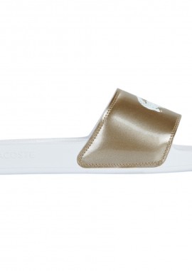 Γυναικείες Παντόφλες Slides Lacoste 751CFA0036K78 Χρυσές