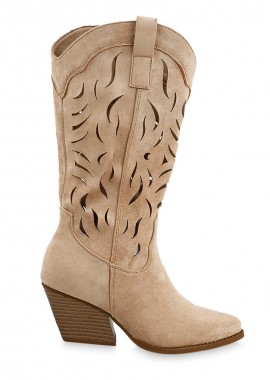 Γυναικείες Μπότες Exe OM1120-3 Μπέζ Καστόρι W239W2033585