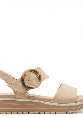 Marco Tozzi - Γυναικεία Ανατομικά Flatforms Marco Tozzi 2-28507-44 422 Biscuit