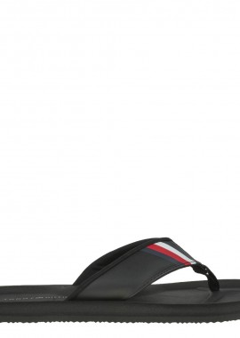 Tommy Hilfiger - Ανδρικές Σαγιονάρες Tommy Hilfiger Comfortable Beach Sandal FM0FM04473 BDS Μαύρες
