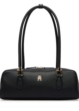 Γυναικεία Τσάντα Ώμου Tommy Hilfiger AW0AW18748-BDS Μαύρη