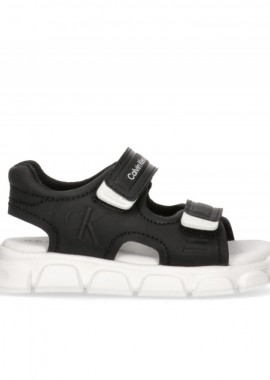 Calvin Klein - Παιδικά Πέδιλα Calvin Klein Αγόρι V1B2-80905-1355 999 Μαύρα (20-23)
