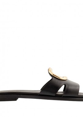 Γυναικεία Σανδάλια Makris K2 Flat Sandals 21.110.20 Μαύρα