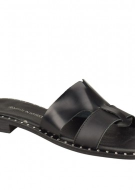 Σανδάλια γυναικεία | Δερμάτινα | Υφαντίδης | 120048 | Μαύρο