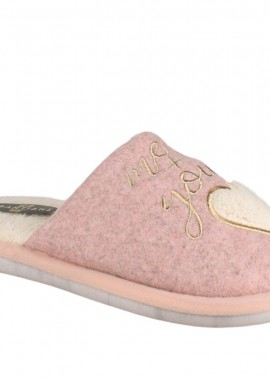 Γυναικείες Παντόφλες Σπιτιού | Υφαντίδης | 267224 | Ροζ