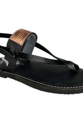 Σανδάλια γυναικεία | Δερμάτινα | Υφαντίδης | 680990 | Μαύρο