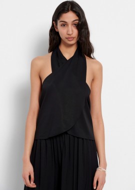 FUNKY BUDDHA - Halter neck top από βισκόζη