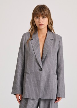 FUNKY BUDDHA - Γυναικείο loose fit σακάκι blazer