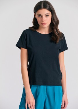 FUNKY BUDDHA - Γυναικείο t-shirt με στρογγυλή λαιμόκοψη - The essentials