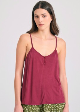 FUNKY BUDDHA - Γυναικείο shell top από μοντάλ