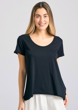 FUNKY BUDDHA - Γυναικείο t-shirt με στρογγυλή λαιμόκοψη - The essentials