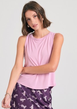 FUNKY BUDDHA - Γυναικείο μονόχρωμο tank top με μοντάλ