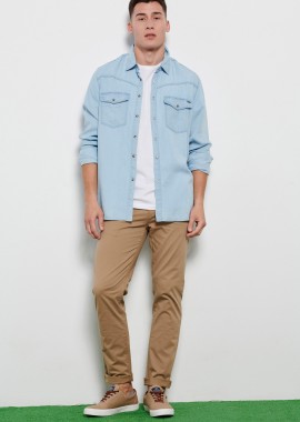 FUNKY BUDDHA - Essential comfort chino παντελόνι