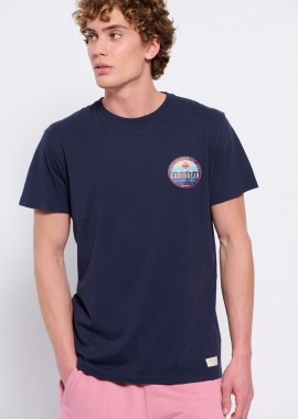 FUNKY BUDDHA - T-shirt από οργανικό βαμβάκι με τύπωμα