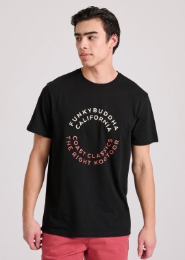 FUNKY BUDDHA - T-shirt με text artwork τύπωμα στο στήθος