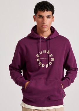 FUNKY BUDDHA - Relaxed fit φούτερ με graphic τύπωμα