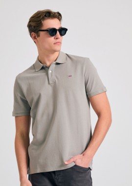 FUNKY BUDDHA - Polo μπλούζα με κεντημένο logo - The essentials