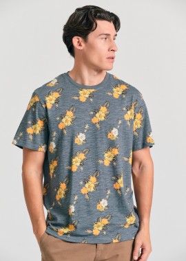FUNKY BUDDHA - T-shirt με all over τύπωμα