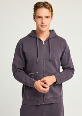 FUNKY BUDDHA - Ανδρική φούτερ ζακέτα με κουκούλα