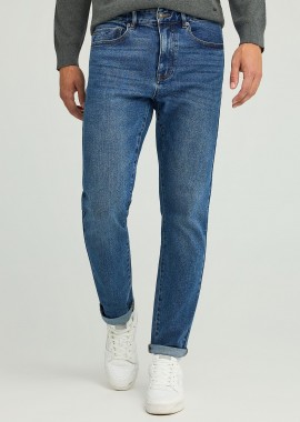FUNKY BUDDHA - Slim tapered fit τζιν παντελόνι