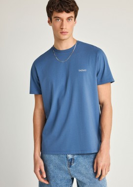 FUNKY BUDDHA - Ανδρικό μονόχρωμο T-shirt - The basics collection