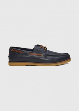 FUNKY BUDDHA - Ανδρικά δερμάτινα boat shoes