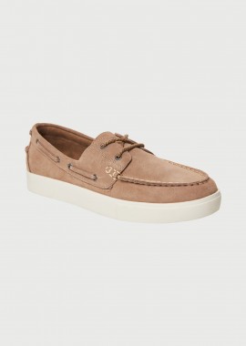 FUNKY BUDDHA - Ανδρικά suede boat shoes