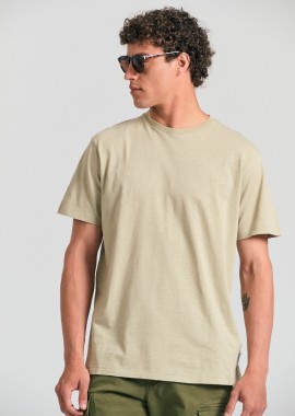 GARAGE 55 - Βαμβακερό t-shirt με κεντημένο logo Garage 55.