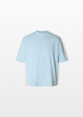 SELECTED HOMME - SELECTED HOMME Ανδρικό Μπλε Relaxed Fit T-Shirt