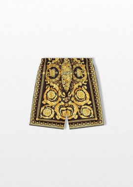 VERSACE - VERSACE Ανδρικό Barocco Silk Shorts