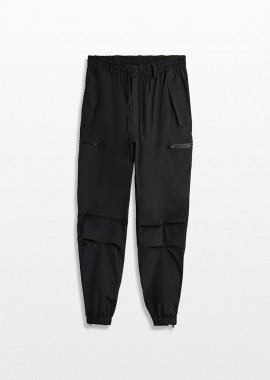 Y-3 - Y-3 Ανδρικό Μαύρο Cuffed Cargo Trousers