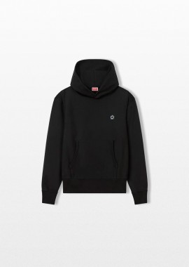 KENZO - KENZO Ανδρικό Μαύρο Boke Flower 2.0 Embroidered Hoodie