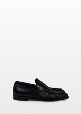 PHILIPPE LANG - PHILIPPE LANG Ανδρικό Μαύρο Leather Loafers