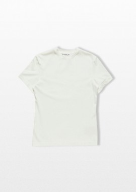 ACNE STUDIOS - ACNE STUDIOS Ανδρικό Λευκό Rubber Logo T-Shirt